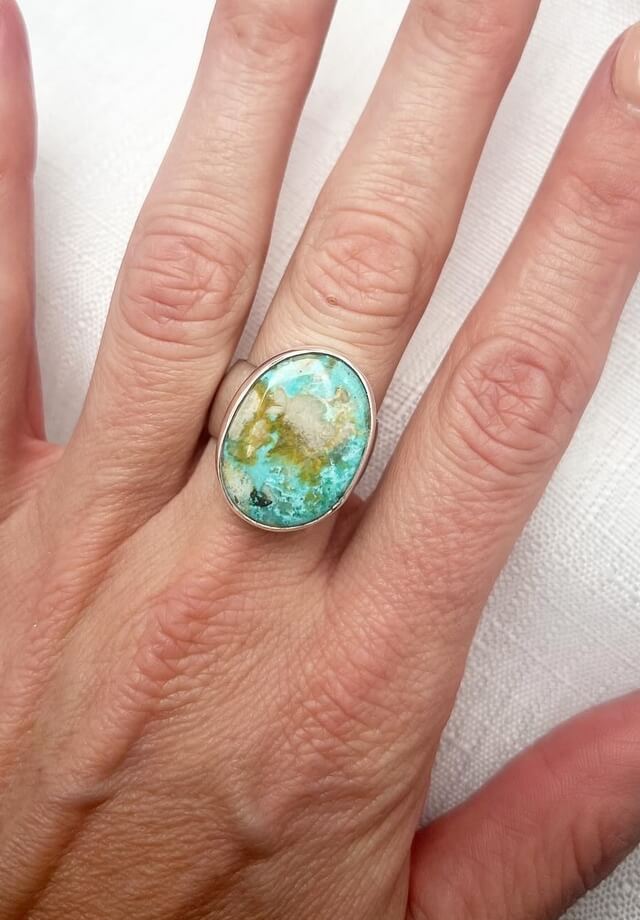 Royston Turquoise Ring Size 8