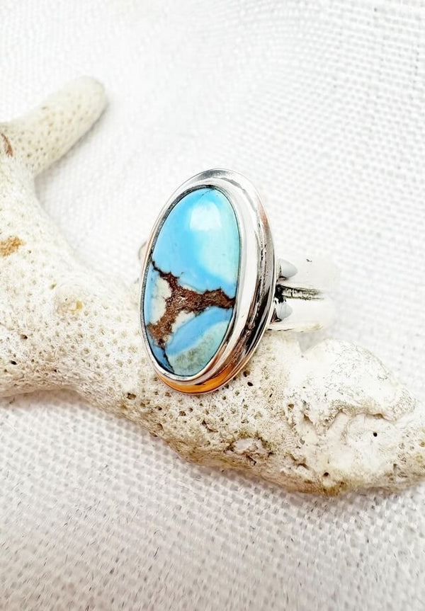 Golden Hills Turquoise Ring Size 5