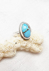 Golden Hills Turquoise Ring Size 5