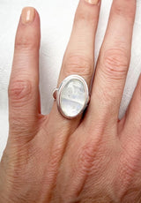 Moonstone Ring Size 7.25