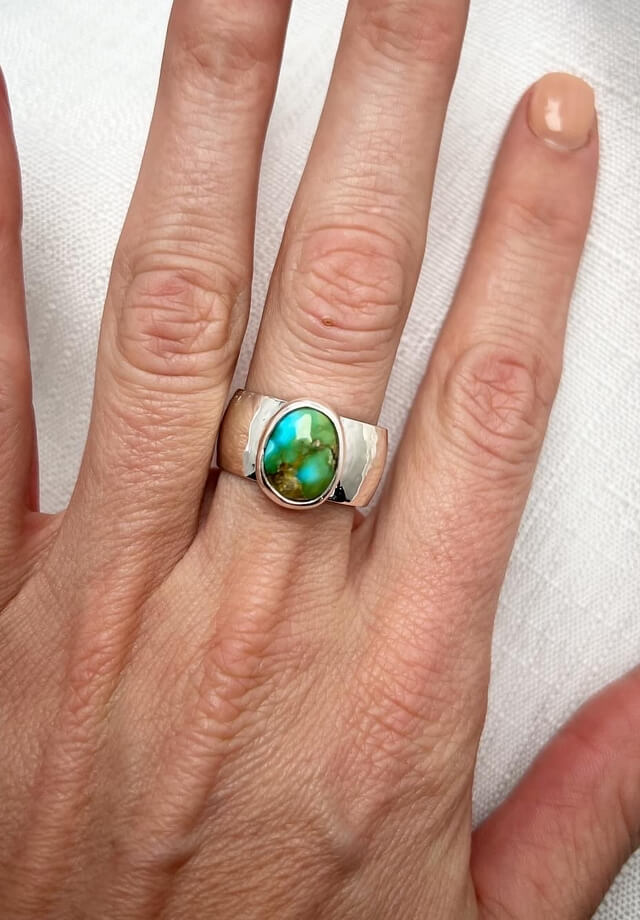 Sonoran Turquoise Ring Size 9.25