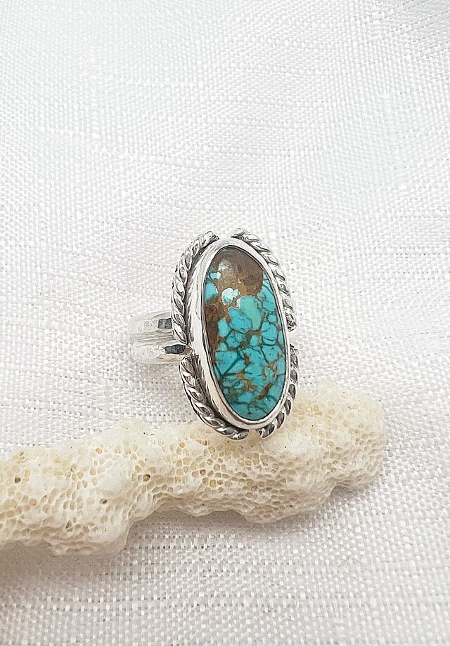 Royston Turquoise Ring Size 9.5