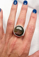 Labradorite Ring Size 8.25