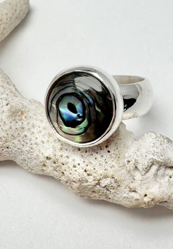 Abalone Ring Size 5