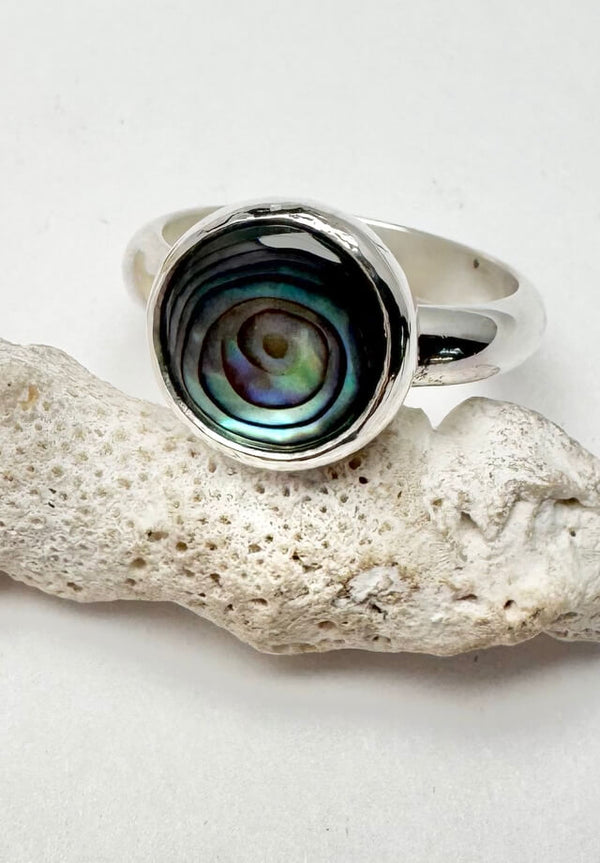 Abalone Ring Size 9
