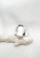 Aquamarine Ring Size 6.5