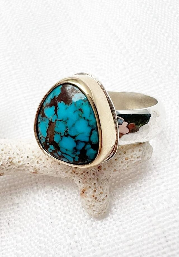 Bisbee Turquoise Ring Size 8