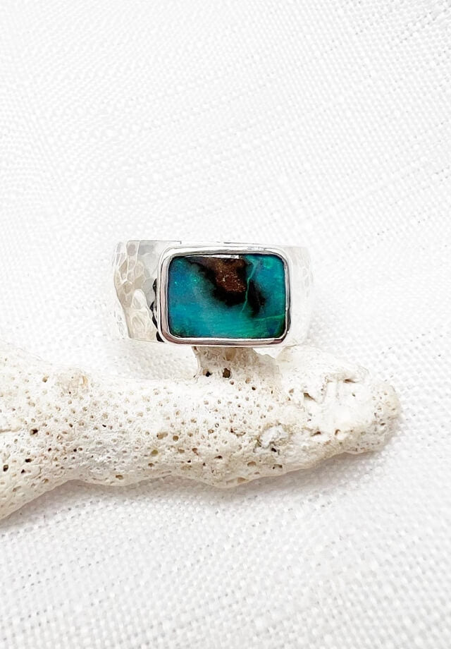 Boulder Opal Ring Size 11