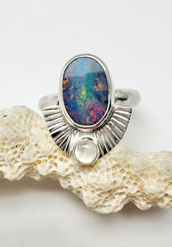 Australian Opal Ring Size 7