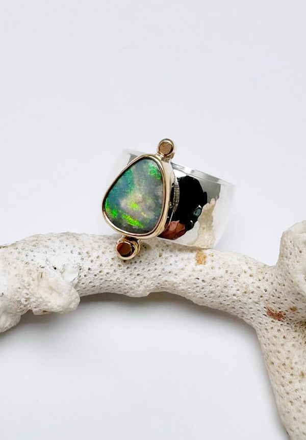 Boulder Opal Ring Size 8