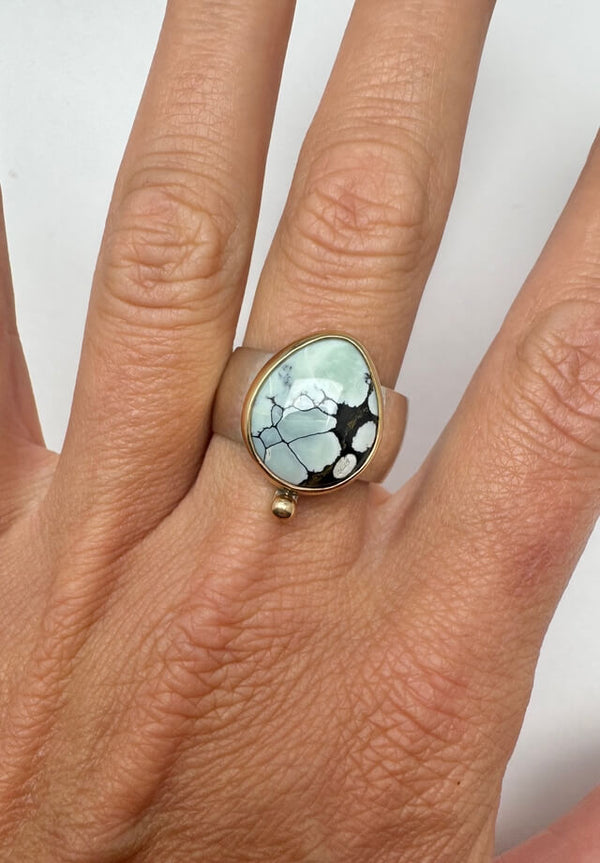 Ivory Creek Variscite Ring Size 10.5