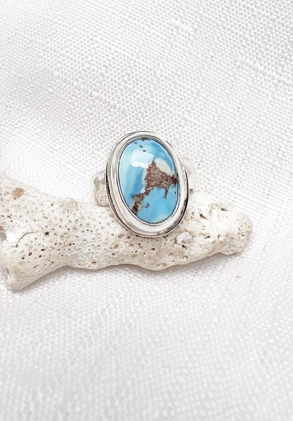 Golden Hills Turquoise Ring Size 6