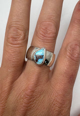 Golden Hills Turquoise Ring Size 11