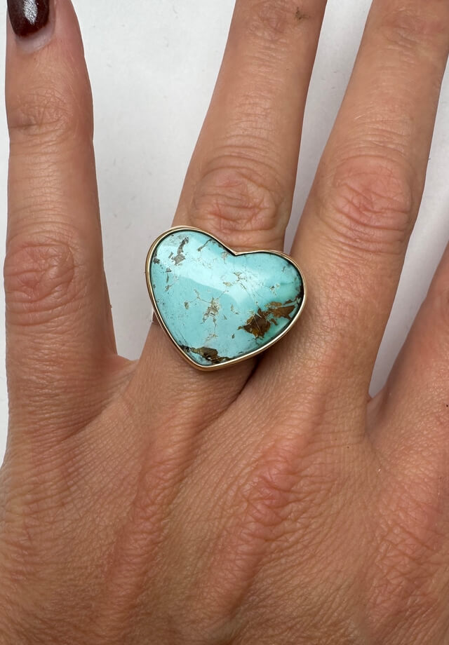 Royston Heart Ring Size 8