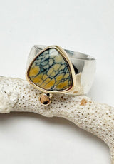 Ivory Creek Variscite Ring Size 8.25