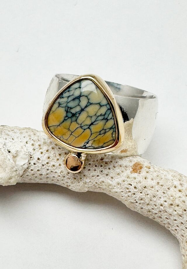 Ivory Creek Variscite Ring Size 8.25