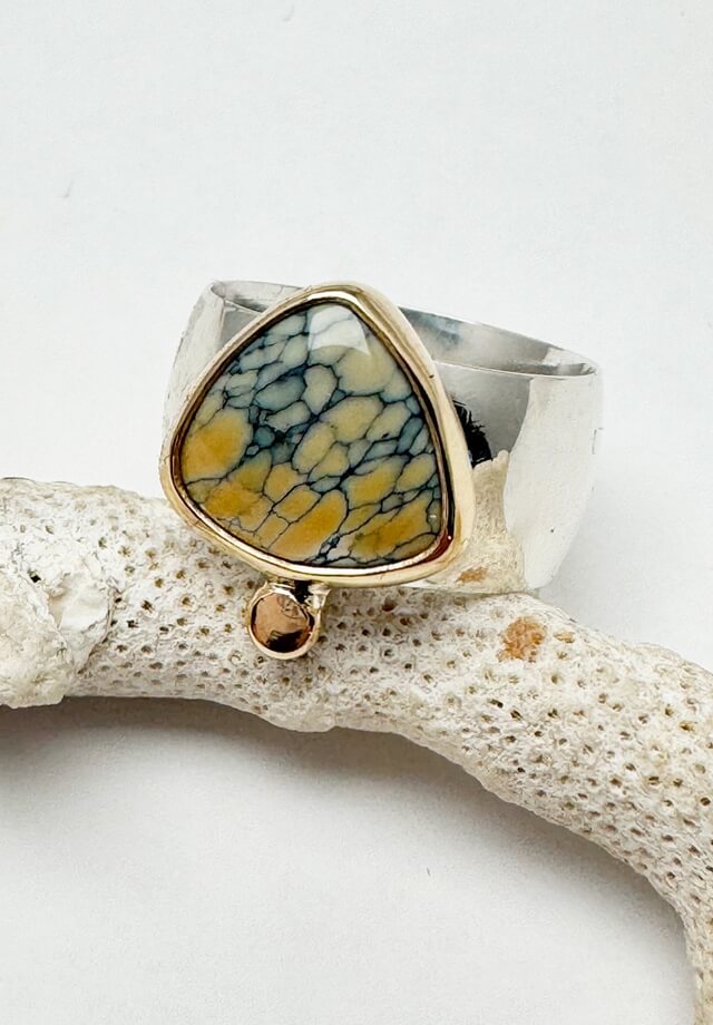Ivory Creek Variscite Ring Size 8.25