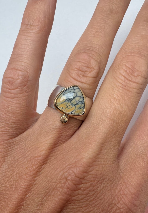Ivory Creek Variscite Ring Size 8.25