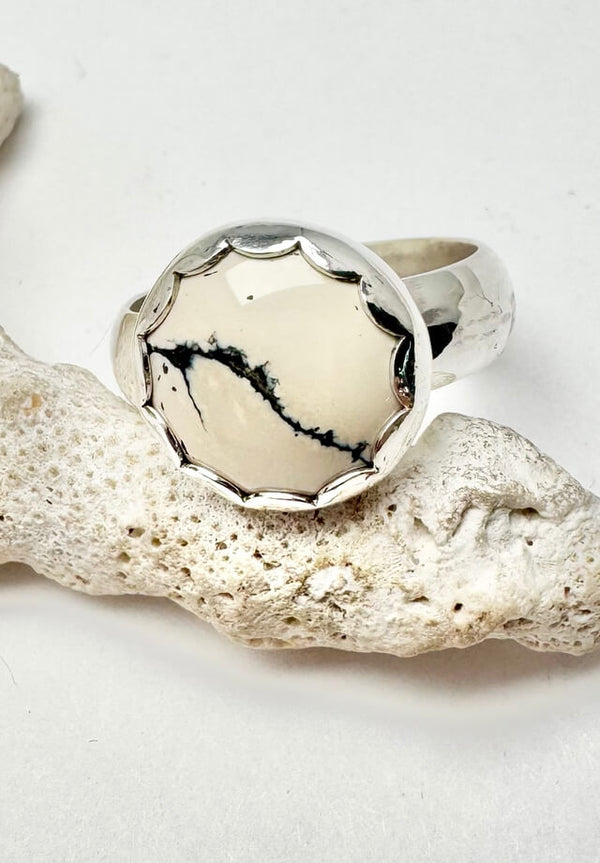 Ivory Creek Variscite Ring Size 9.5