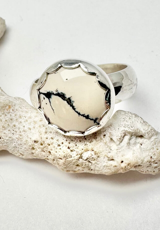 Ivory Creek Variscite Ring Size 9.5