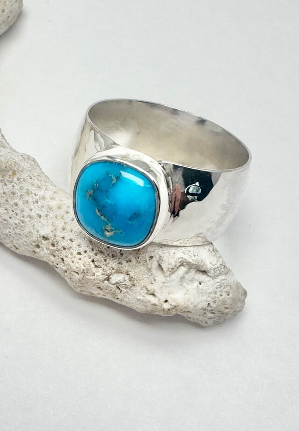 Kingman Turquoise Ring Size 10