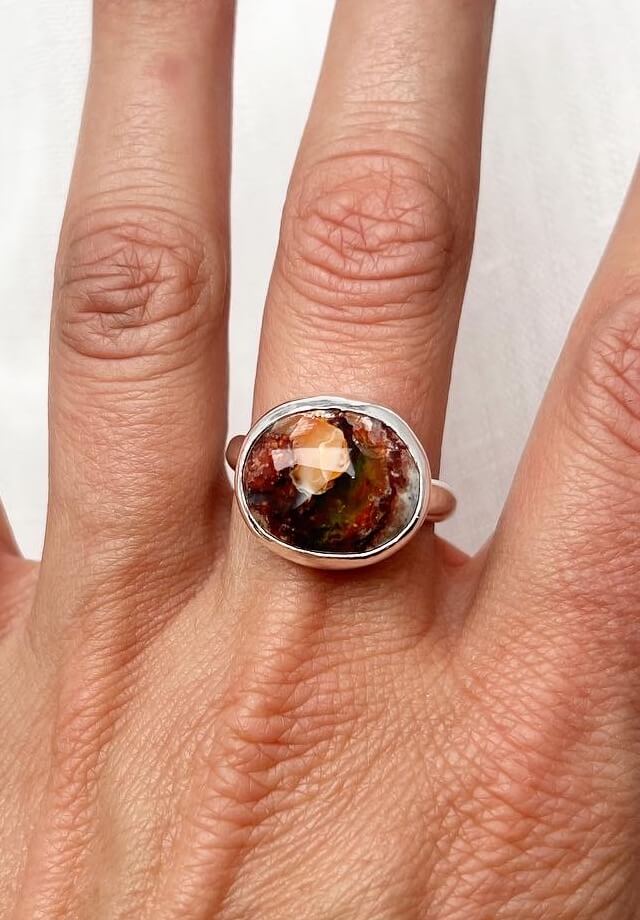 Mexican Fire Opal Size 10