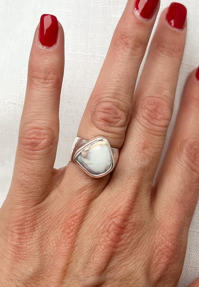 Mexican Fire Opal Ring Size 7
