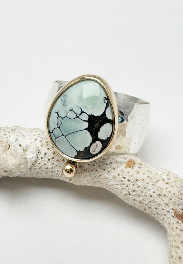 Ivory Creek Variscite Ring Size 10.5