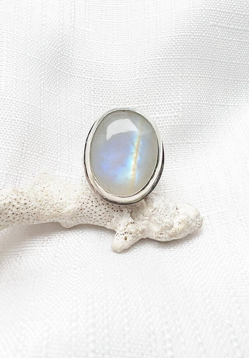 Moonstone Ring Size 9.5