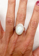 Moonstone Ring Size 10