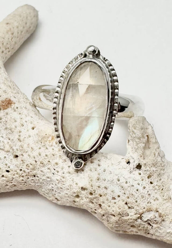 Moonstone Ring Size 5
