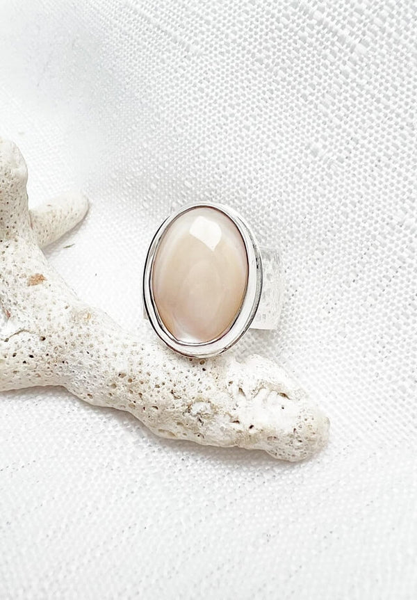 Mother Of Pearl Ring Size