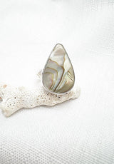 Mother Of Pearl Ring Size 10