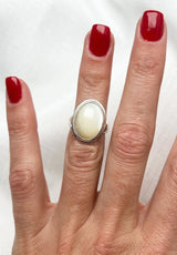 Mother Of Pearl Ring Size