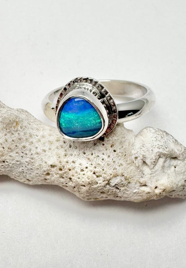 Australian Opal Ring Size 7