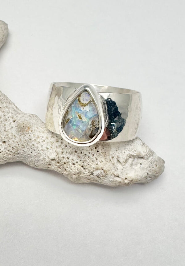 Ethiopian Opal Ring Size 10