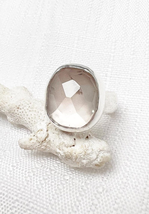 Rose Quartz Ring Size 7