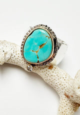 Royston & White Topaz Ring Size 9
