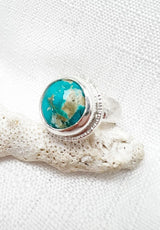 Royston Turquoise Ring Size 5