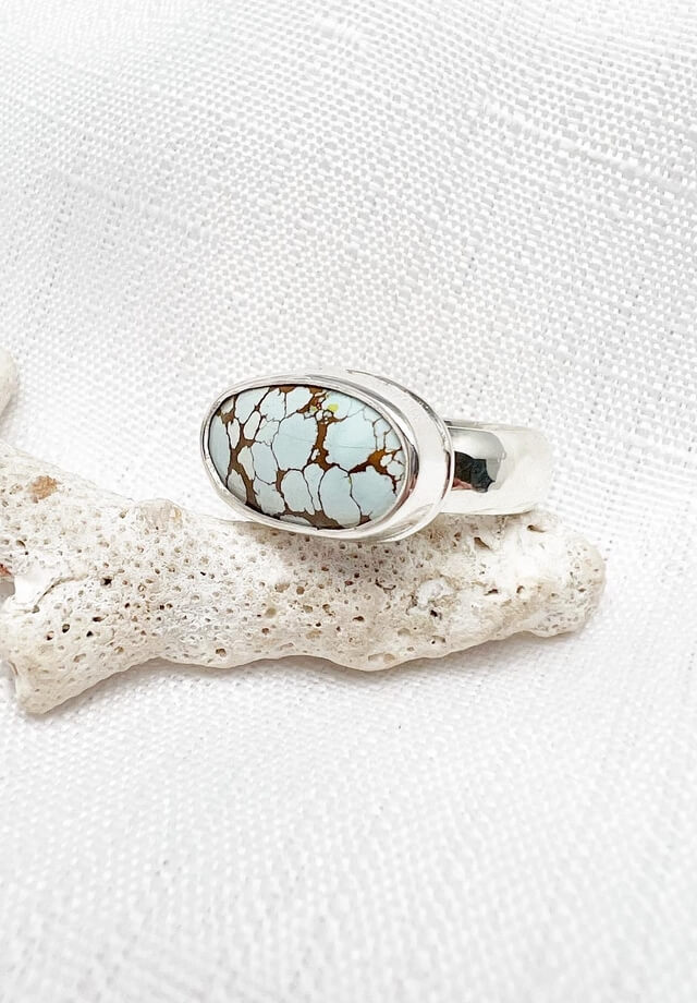 Sand Hill Turquoise Ring Size 9