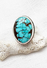 Moon River Turquoise Ring Size 10