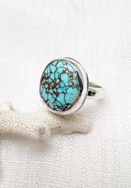 Rojo Rio Turquoise Ring Size 8