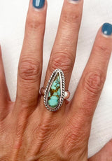 # 8 Turquoise Ring Size 9.5