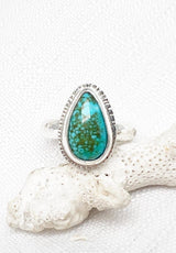 Turquoise Mountain Ring Size 6.25