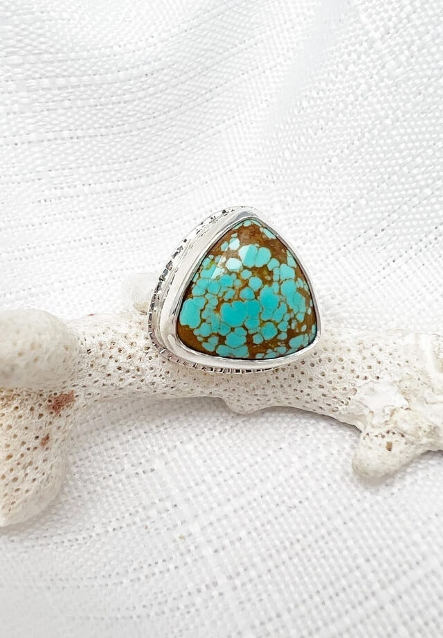 Number # Turquoise Ring Size 7