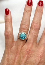 Kingman Turquoise Ring Size 8