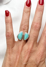 Stormi Ridge Turquoise Split Ring Size 7.5