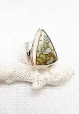 Variscite SilverPeak Ring Size