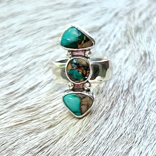 Royston Three Stone Ring Size 7