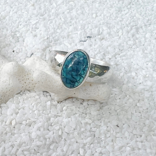 Natural Turquoise Ring Size 9.5